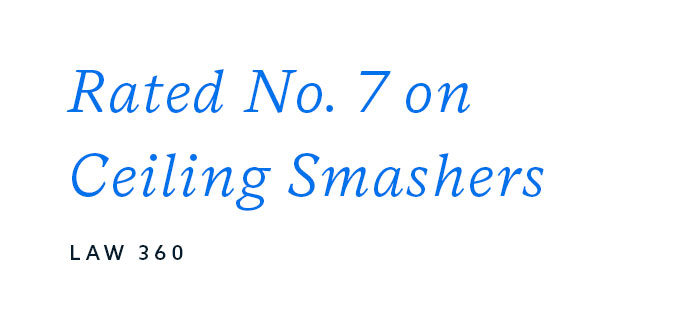 Law 360 Ceiling Smasher 2024